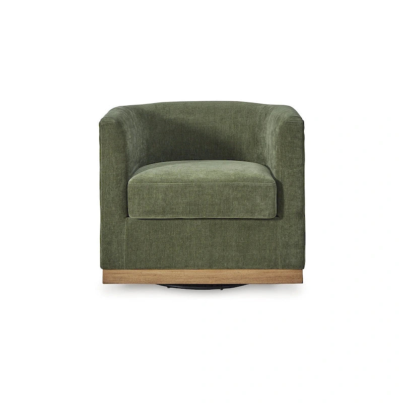 Forest Green Swivel Chair - 34 W x 31.25 D x 28.88 H