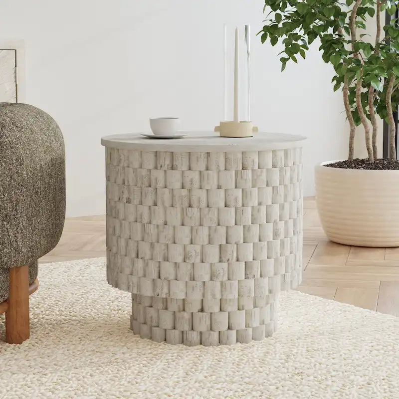 25 Round End Table - 25Wx25Dx23H