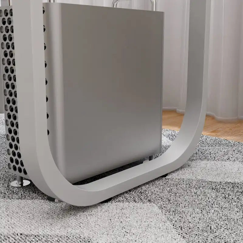 55.1W 41.3D L-Shape Executive Desk Workstation Computer