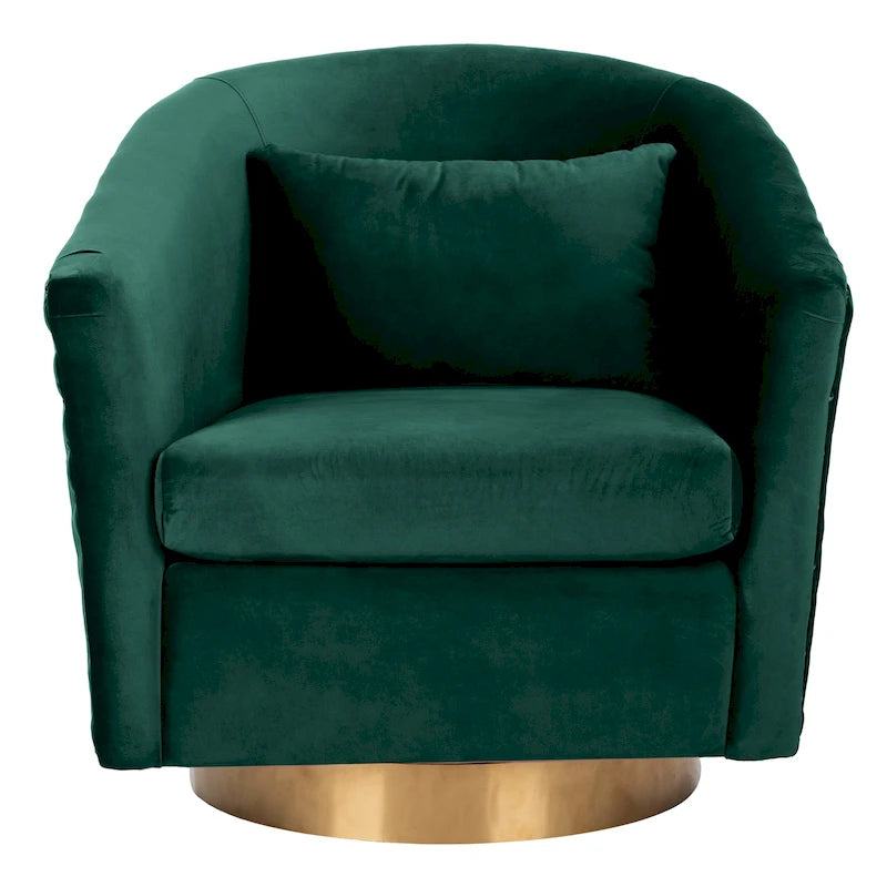 Quilted Swivel Tub Chair - 30Wx32Dx30H