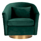 Quilted Swivel Tub Chair - 30Wx32Dx30H