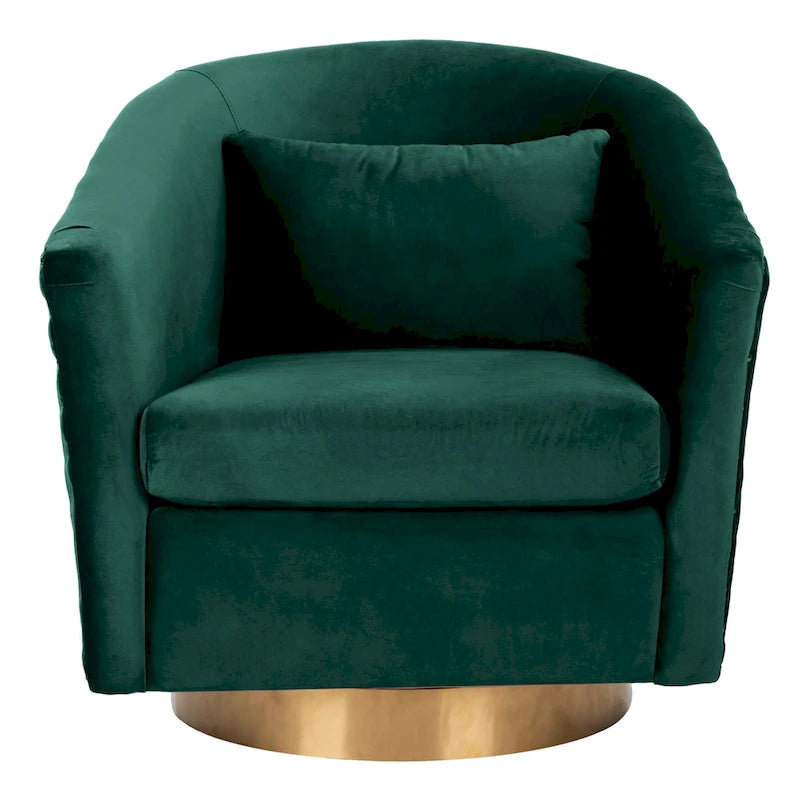 Quilted Swivel Tub Chair - 30Wx32Dx30H