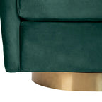 Quilted Swivel Tub Chair - 30Wx32Dx30H