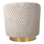 Quilted Swivel Tub Chair - 30Wx32Dx30H